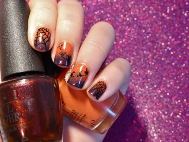 OPI Call me Gwen-Ever and Everyday is Oktoberfest - Halloween gradient (2)